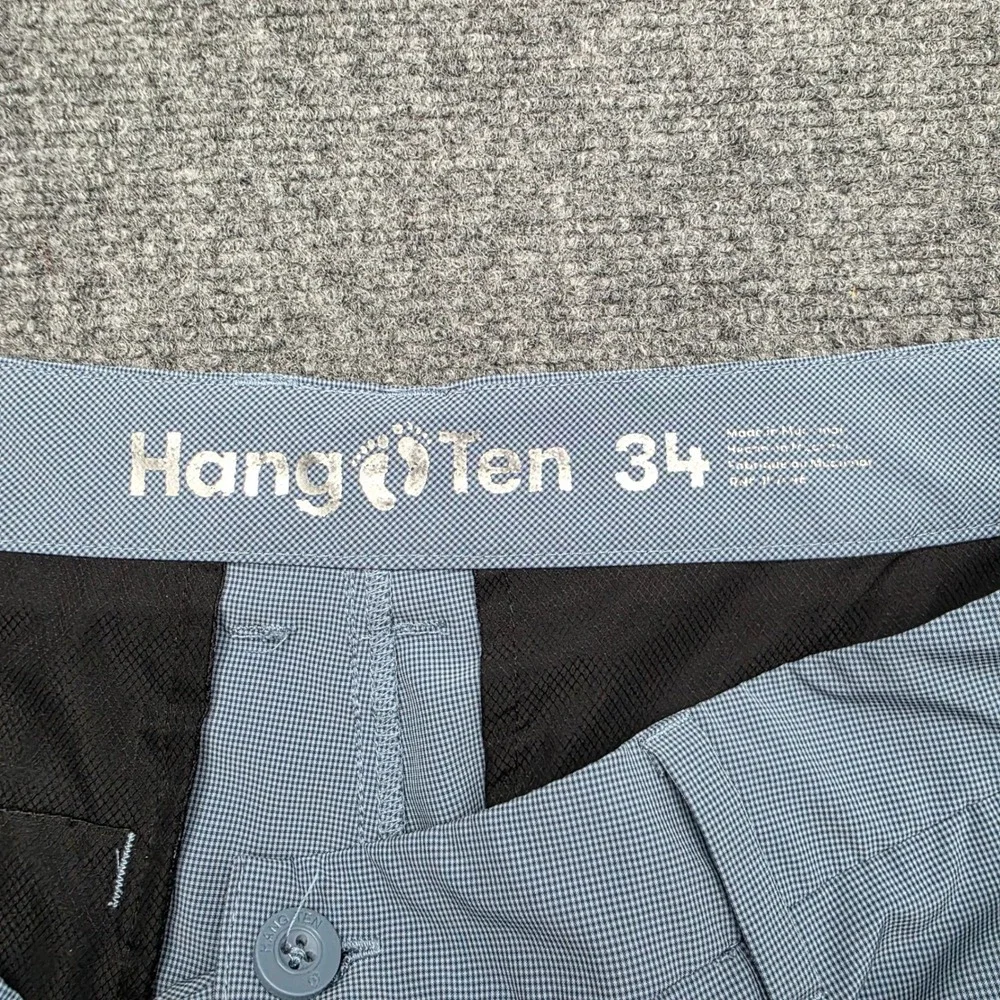 Hang‎ Ten Men's Performance Hybrid Shorts Size 34 Gray Textured Golf Casual